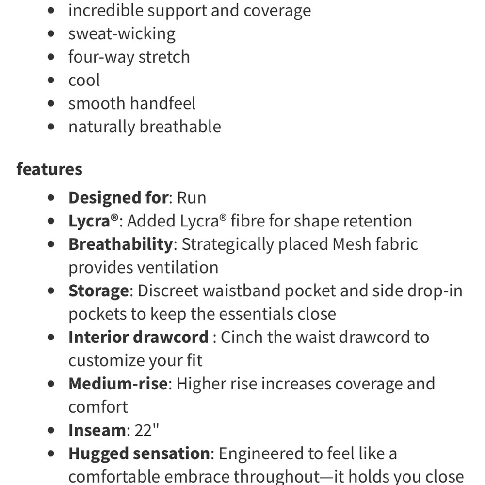 Lululemon Pace Rival Crop *Full-On Luxtreme 22" — Navy - Picture 7 of 12